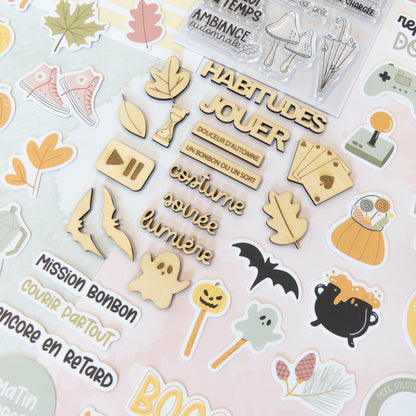 Embellissements en bois - Des crayons et des frissons