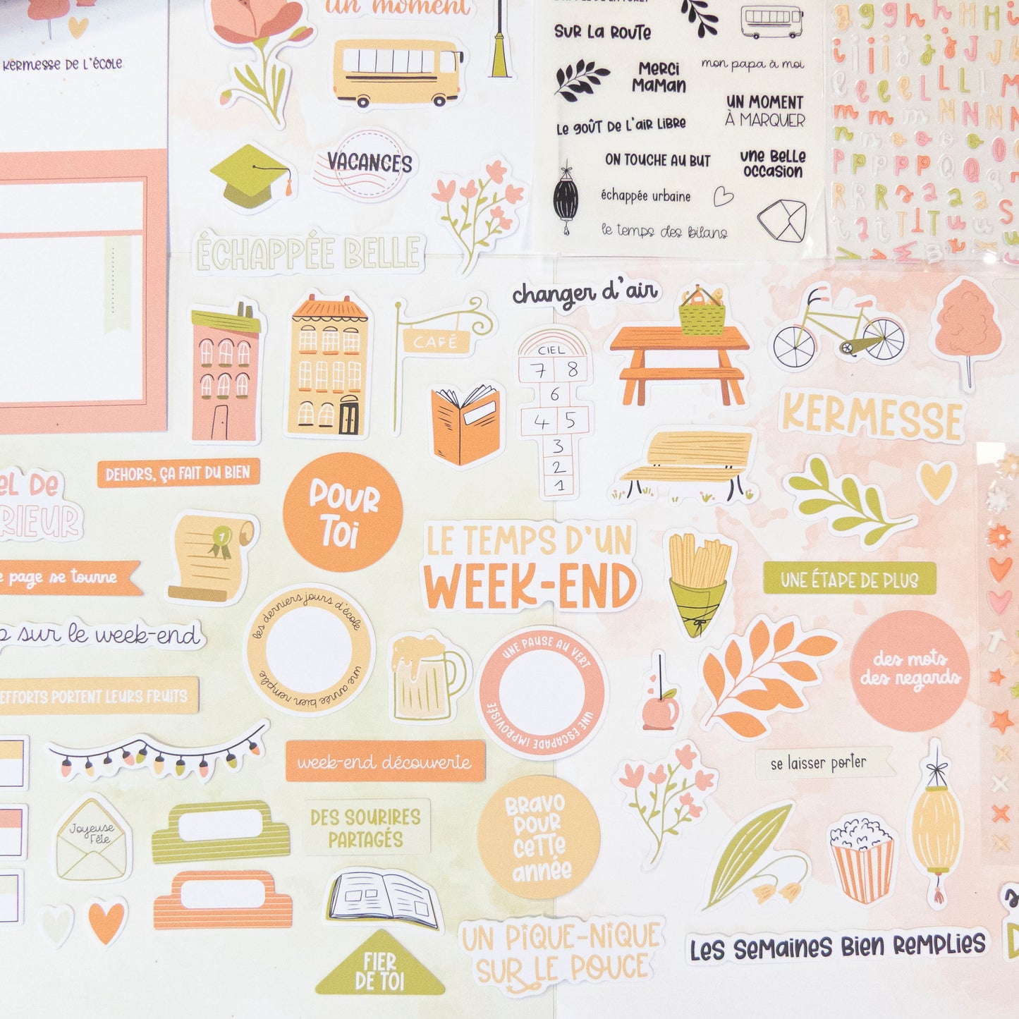 Die-cuts - Des coquelicots et une pomme d'amour