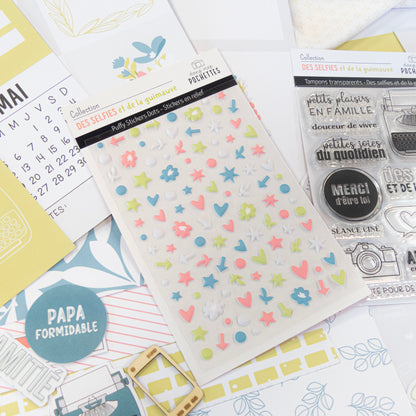 Stickers Puffy - Dots - Des selfies et de la guimauve