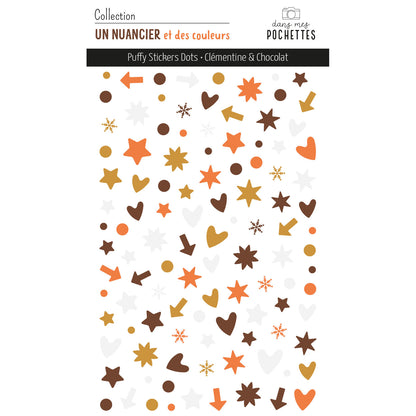 Stickers Puffy - Dots - Clémentine & Chocolat