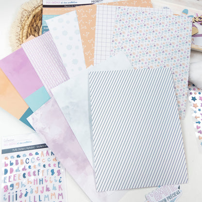 Papiers et cartes Mon Journal de l'année - Des crêpes et des paillettes