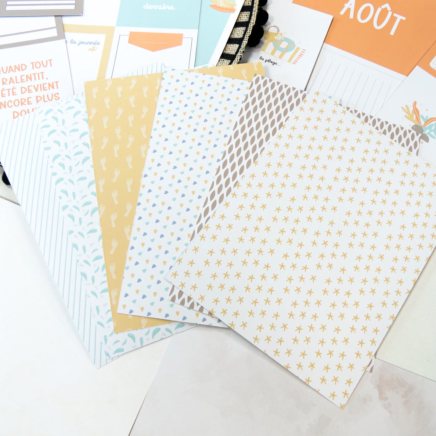 Cartes project Life - Un bikini et des smoothies
