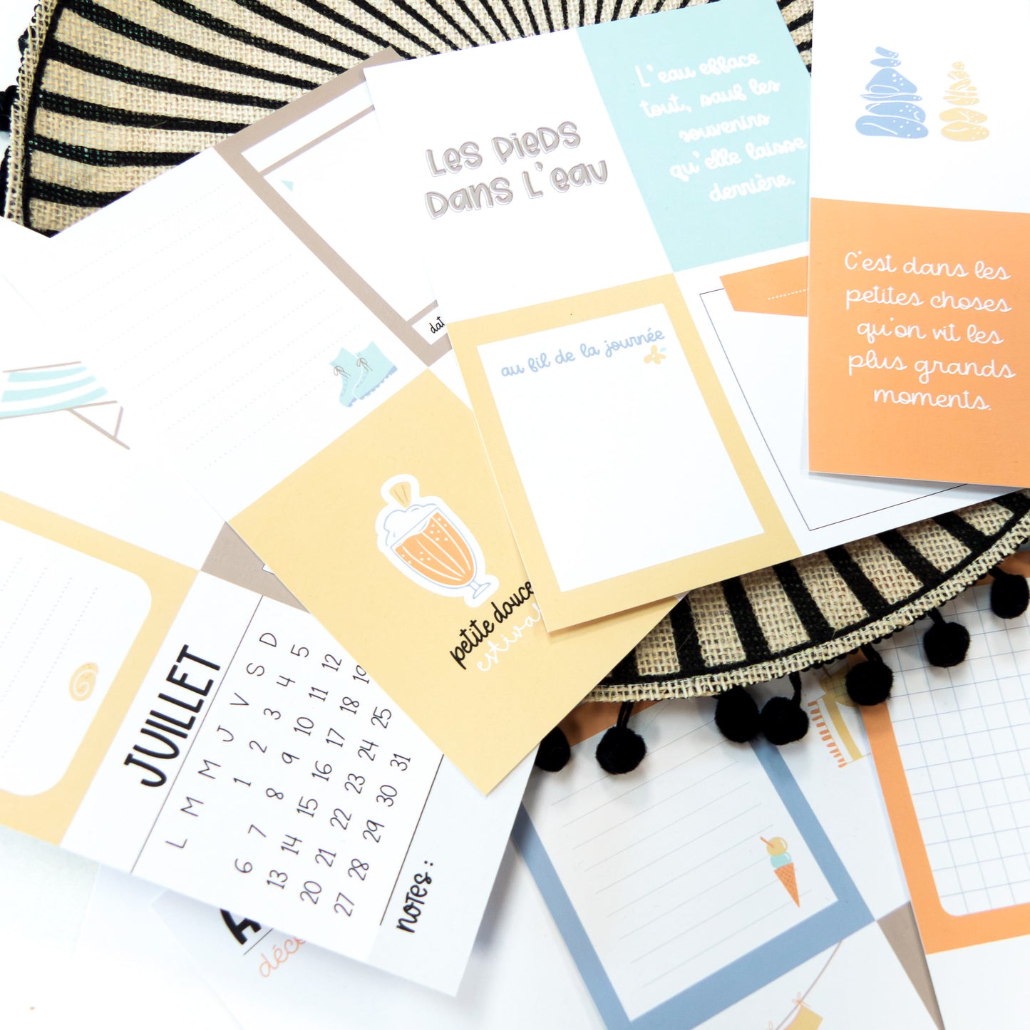 Cartes project Life - Un bikini et des smoothies