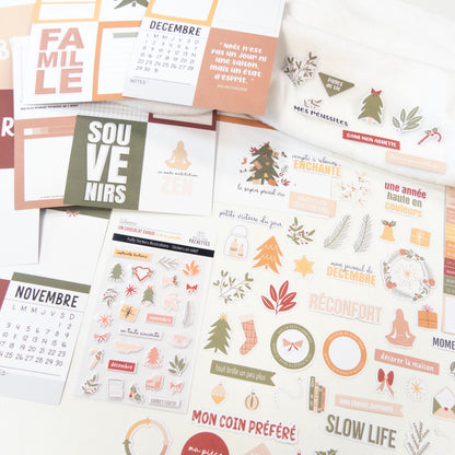 Kit Papeterie - Un chocolat chaud et de la cannelle