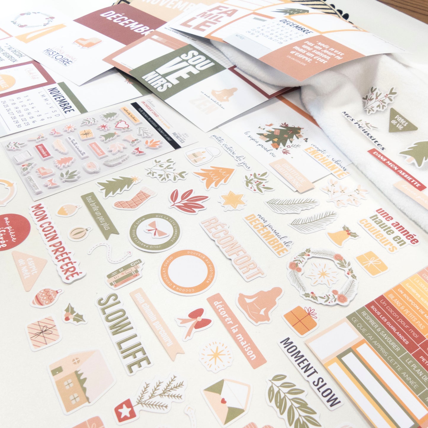 Kit Papeterie - Un chocolat chaud et de la cannelle