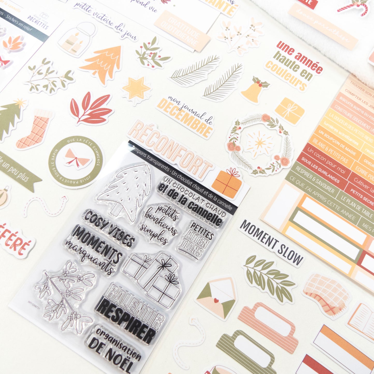 Kit Scrapbooking - Un chocolat chaud et de la cannelle