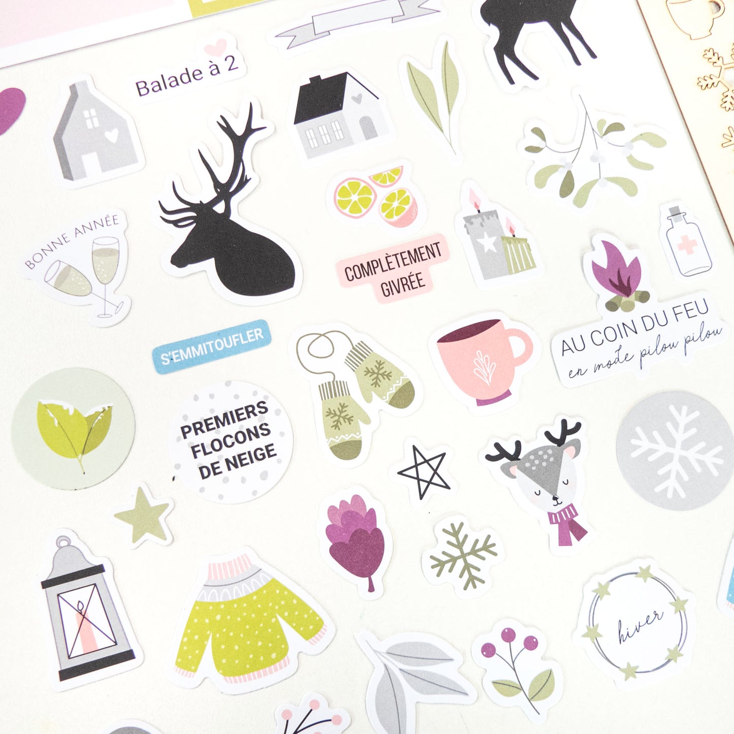 Die-cuts - Un jour de neige