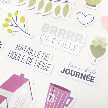 Die-cuts - Un jour de neige