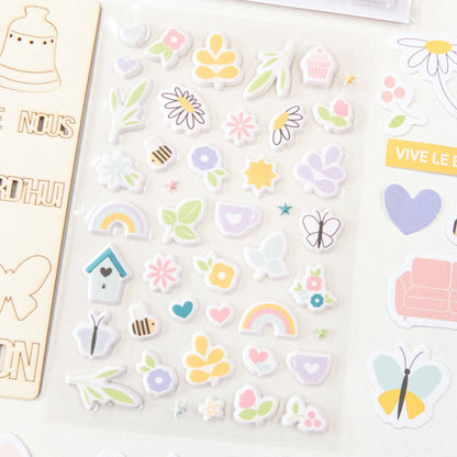 Stickers Puffy - Printemps Gourmand