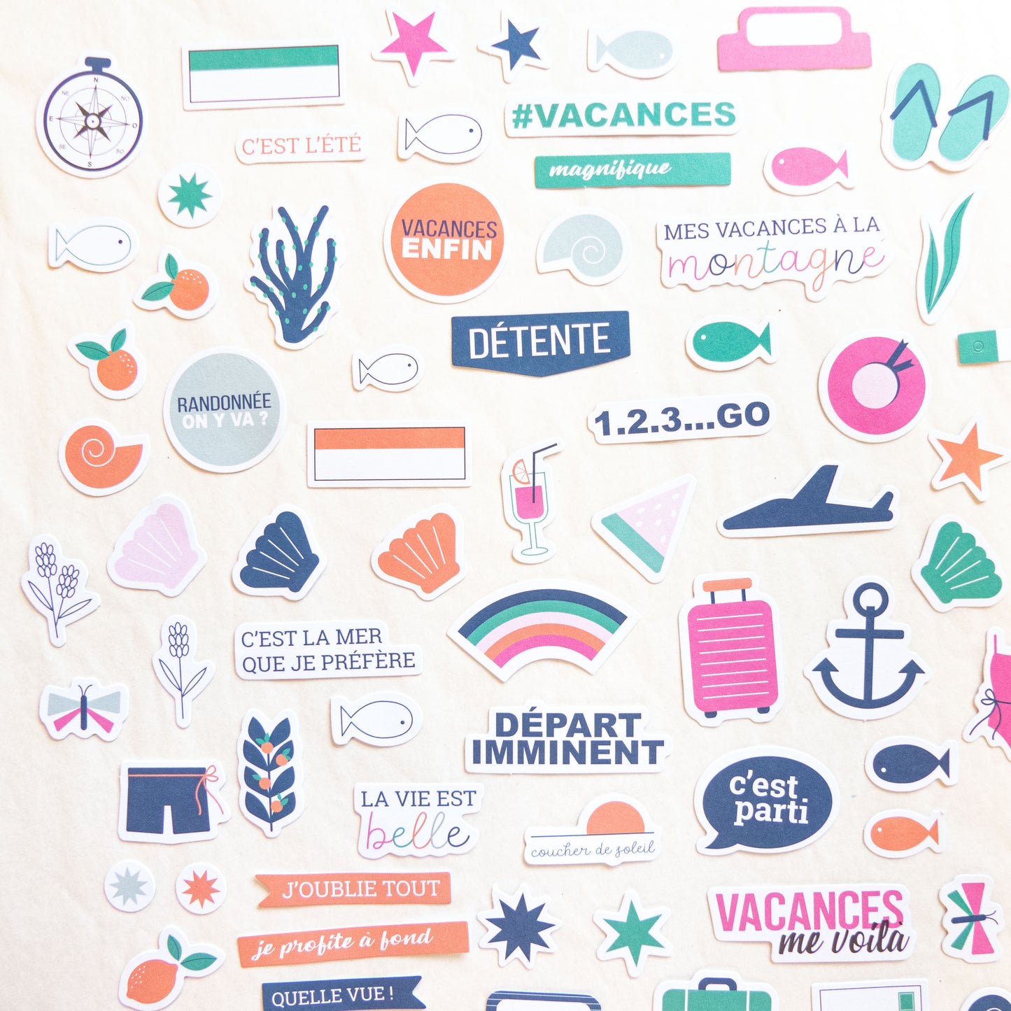 Die-cuts - Les Grandes vacances