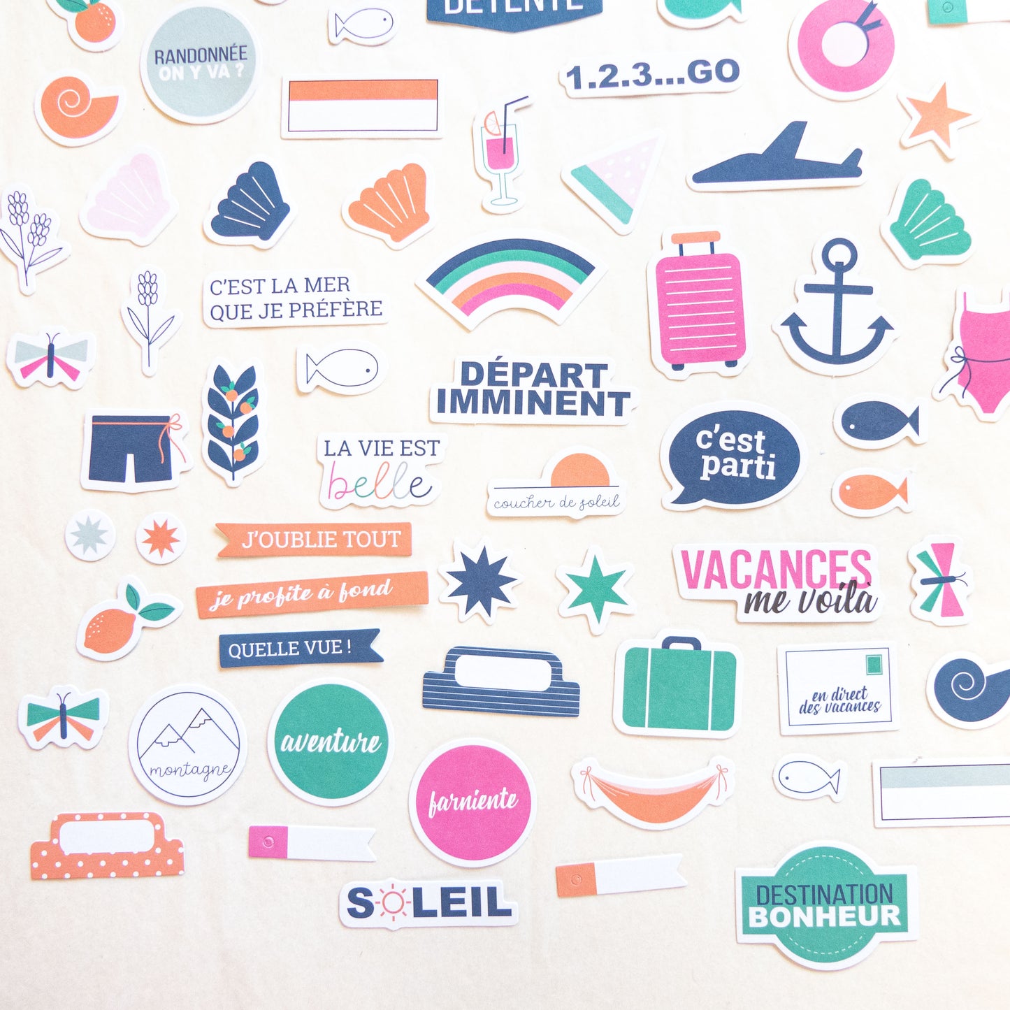 Die-cuts - Les Grandes vacances