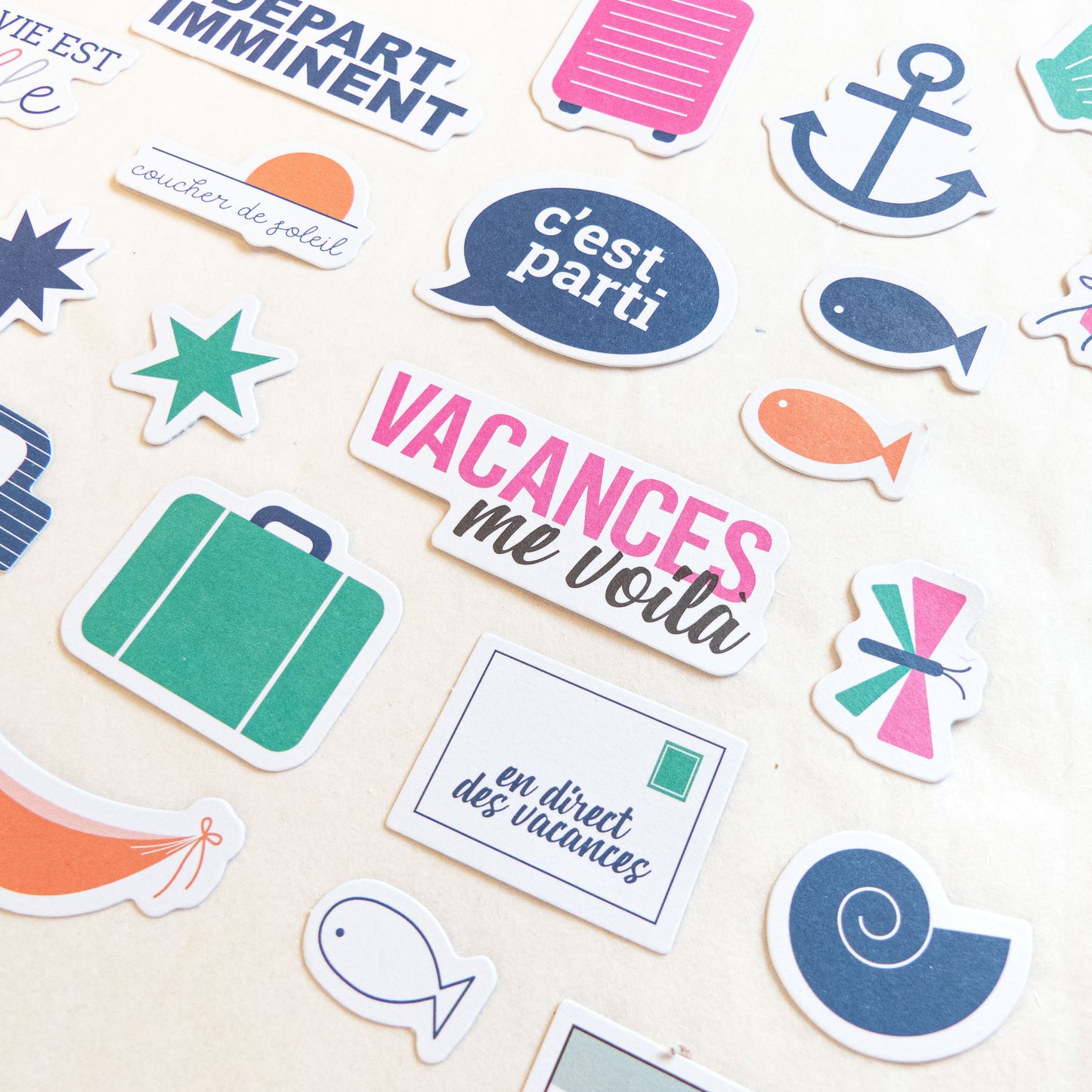 Die-cuts - Les Grandes vacances