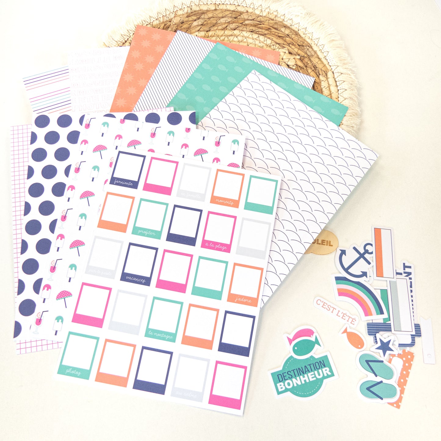 Papiers et cartes Mon Journal de l'année - Les grandes vacances