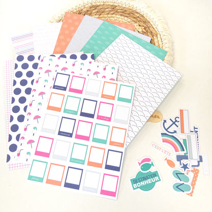 Papiers et cartes Mon Journal de l'année - Les grandes vacances