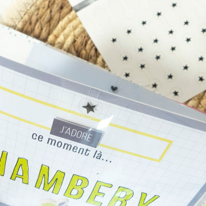 Stickers transparents - Fermeture pochette - Etoiles