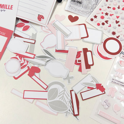 Die-cuts - Groseille & Carmin