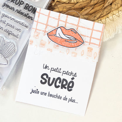 Tampons scrapbooking - Gourmandise