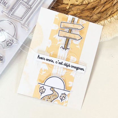 Tampons scrapbooking - Envie