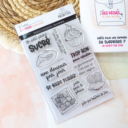 Tampons scrapbooking - Gourmandise