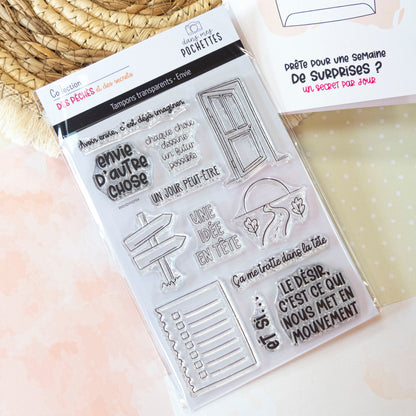Tampons scrapbooking - Envie