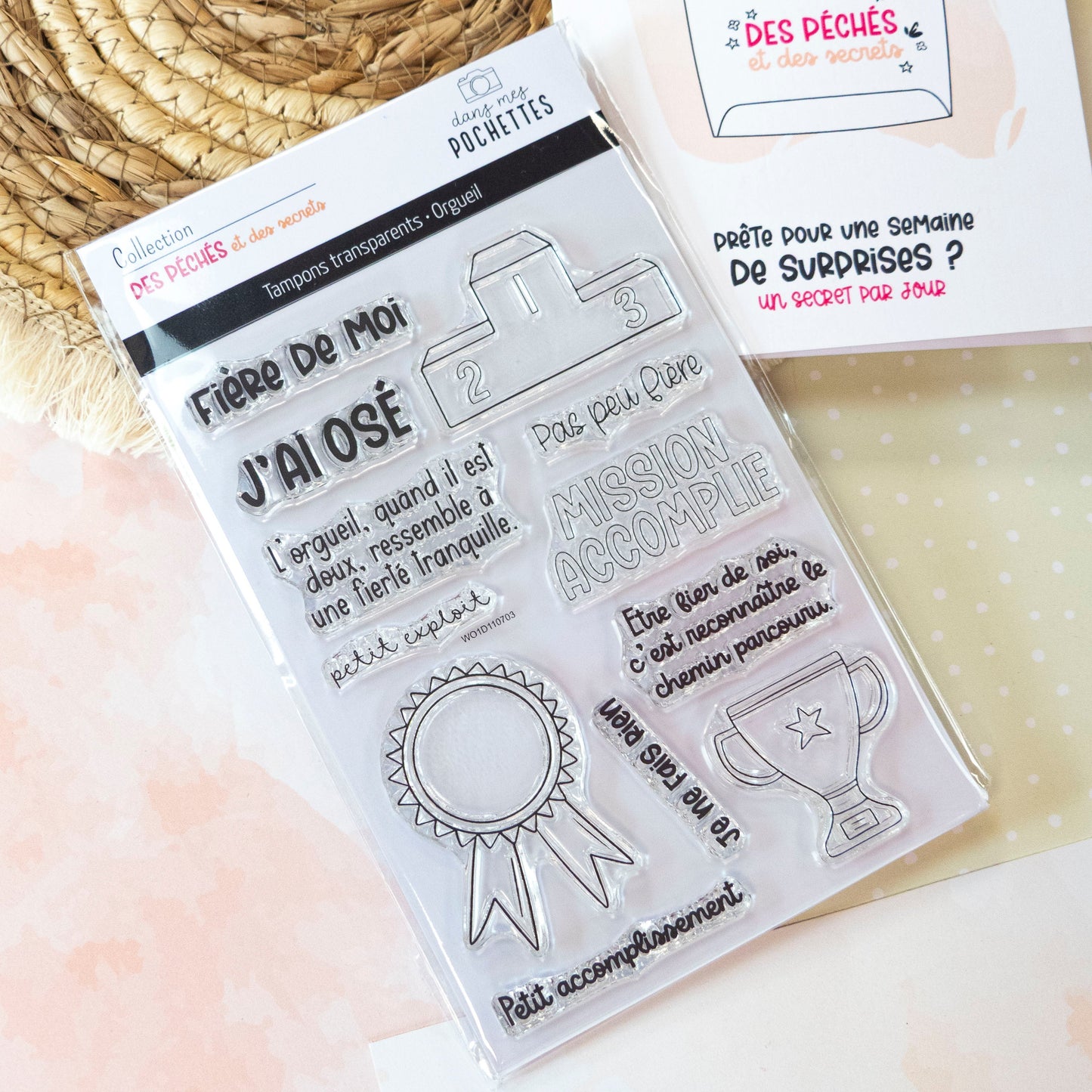 Tampons scrapbooking - Orgueil