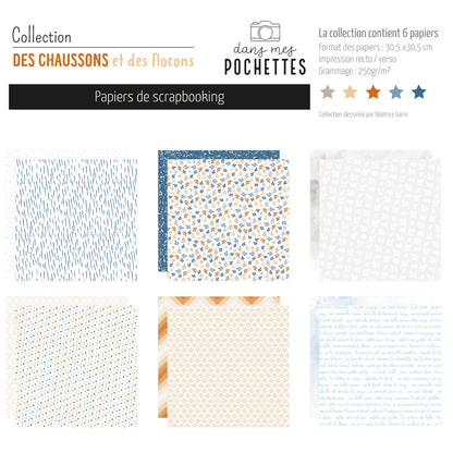 Papiers de scrapbooking 30x30