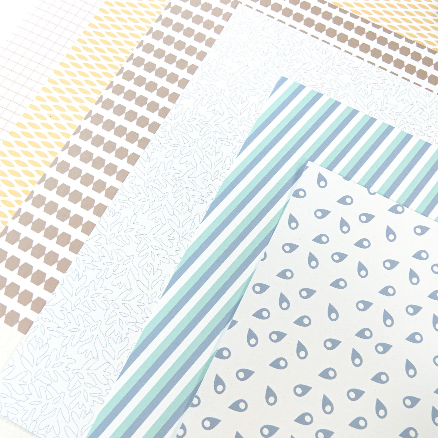 Papiers de scrapbooking imprimés - Un bikini et des smoothies