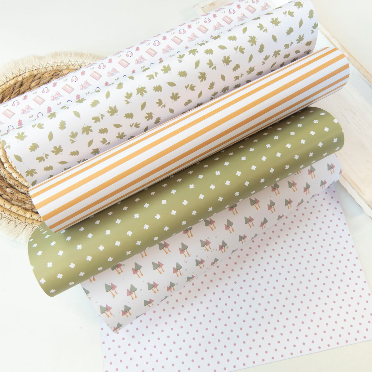Papiers de scrapbooking imprimés - Des crayons et des frissons