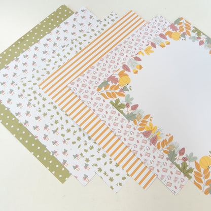 Papiers de scrapbooking imprimés - Des crayons et des frissons