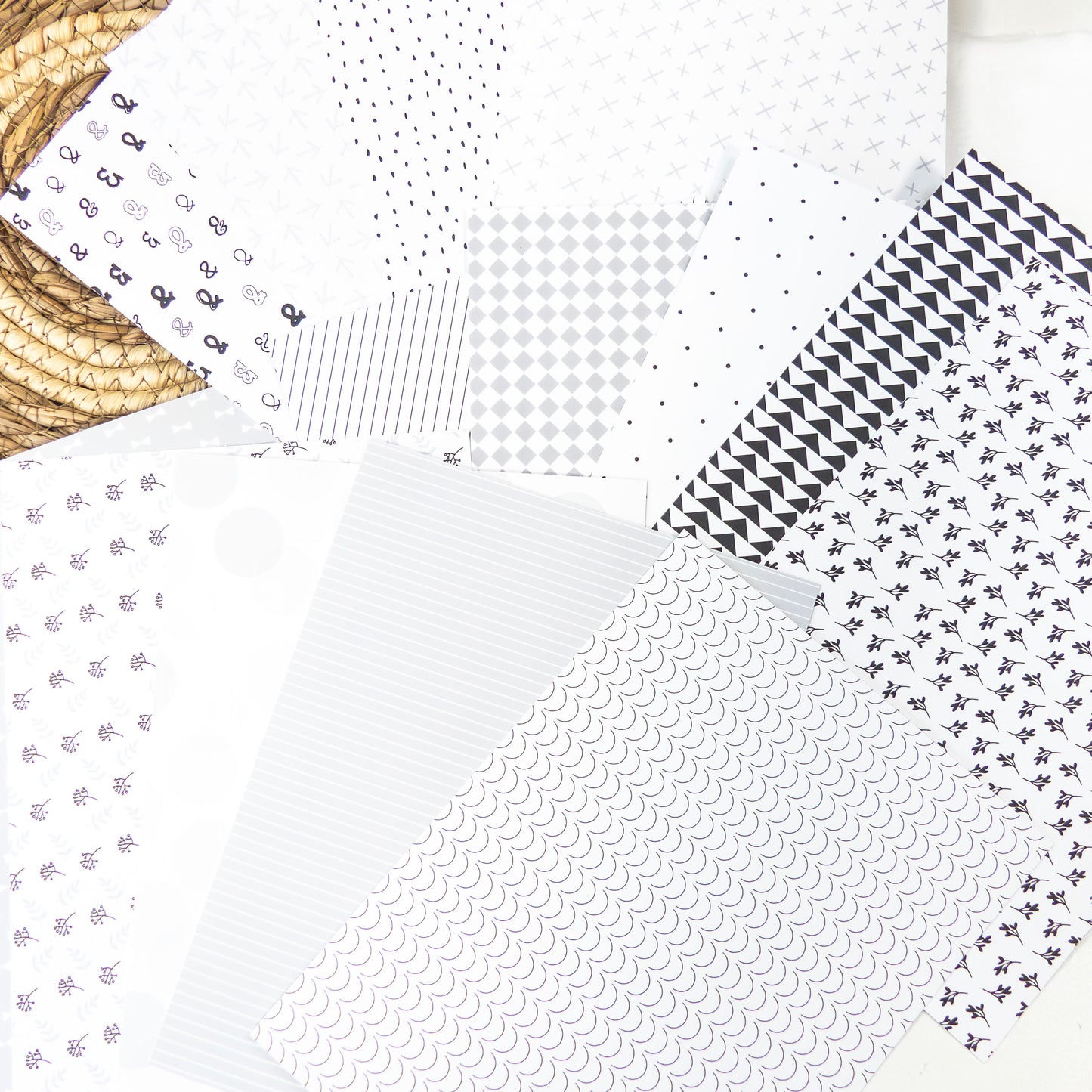 Papiers et cartes numérotées - Les semaines - 2026