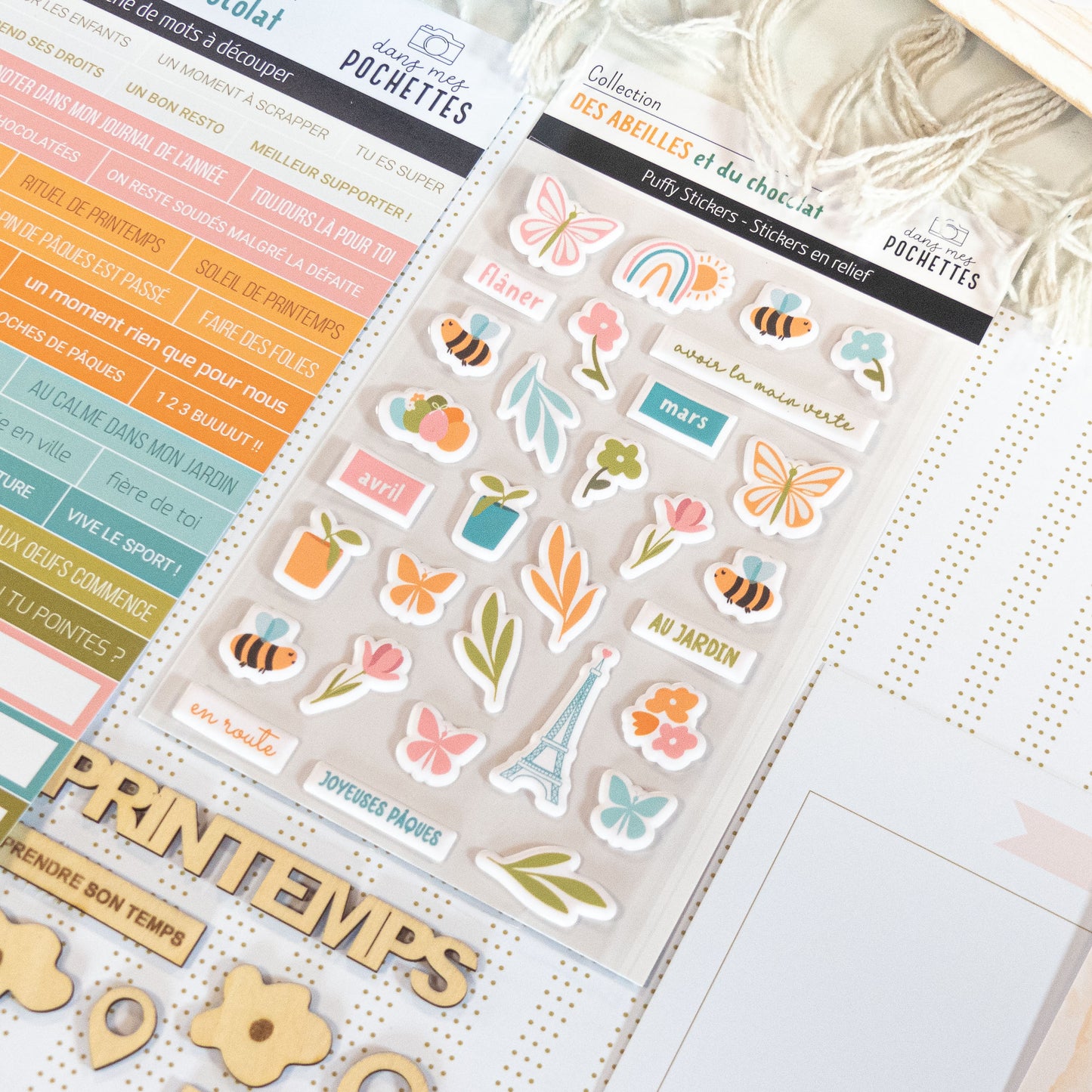 Puffy Stickers Illustrations