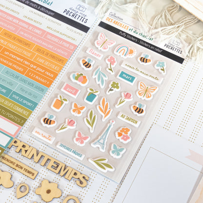 Puffy Stickers Illustrations