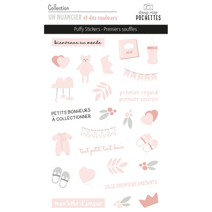 Stickers Puffy - Illustrations - Premiers souffles