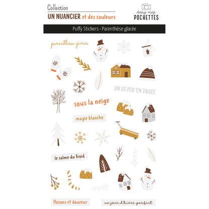 Stickers Puffy - Illustrations - Parenthèse glacée