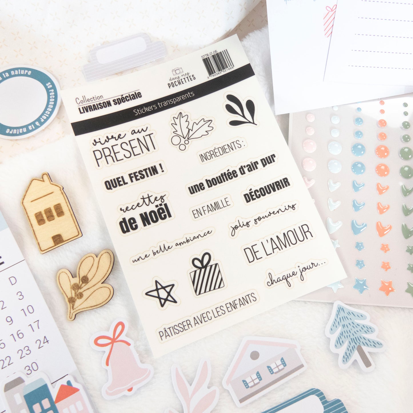 Stickers transparents - Livraison spéciale
