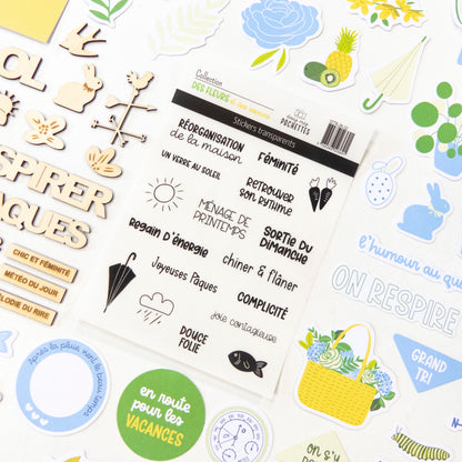 Stickers transparents - Des fleurs et des saveurs