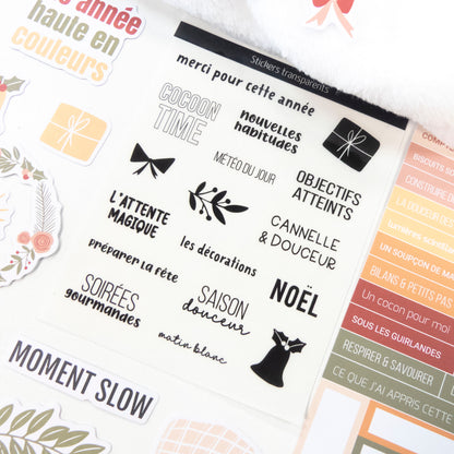 Stickers transparents - Un chocolat chaud et de la cannelle