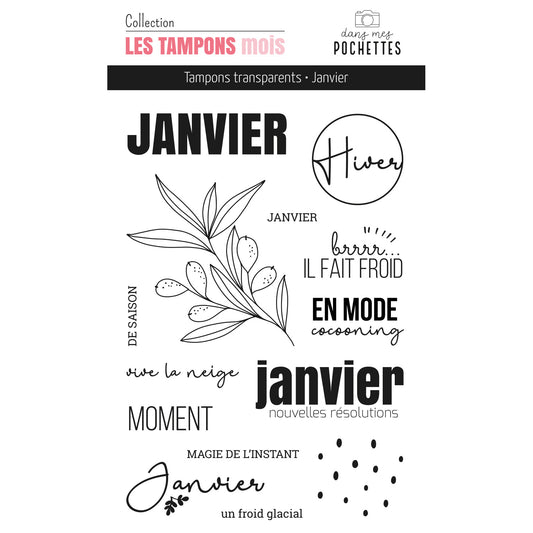 Tampons transparents - Janvier