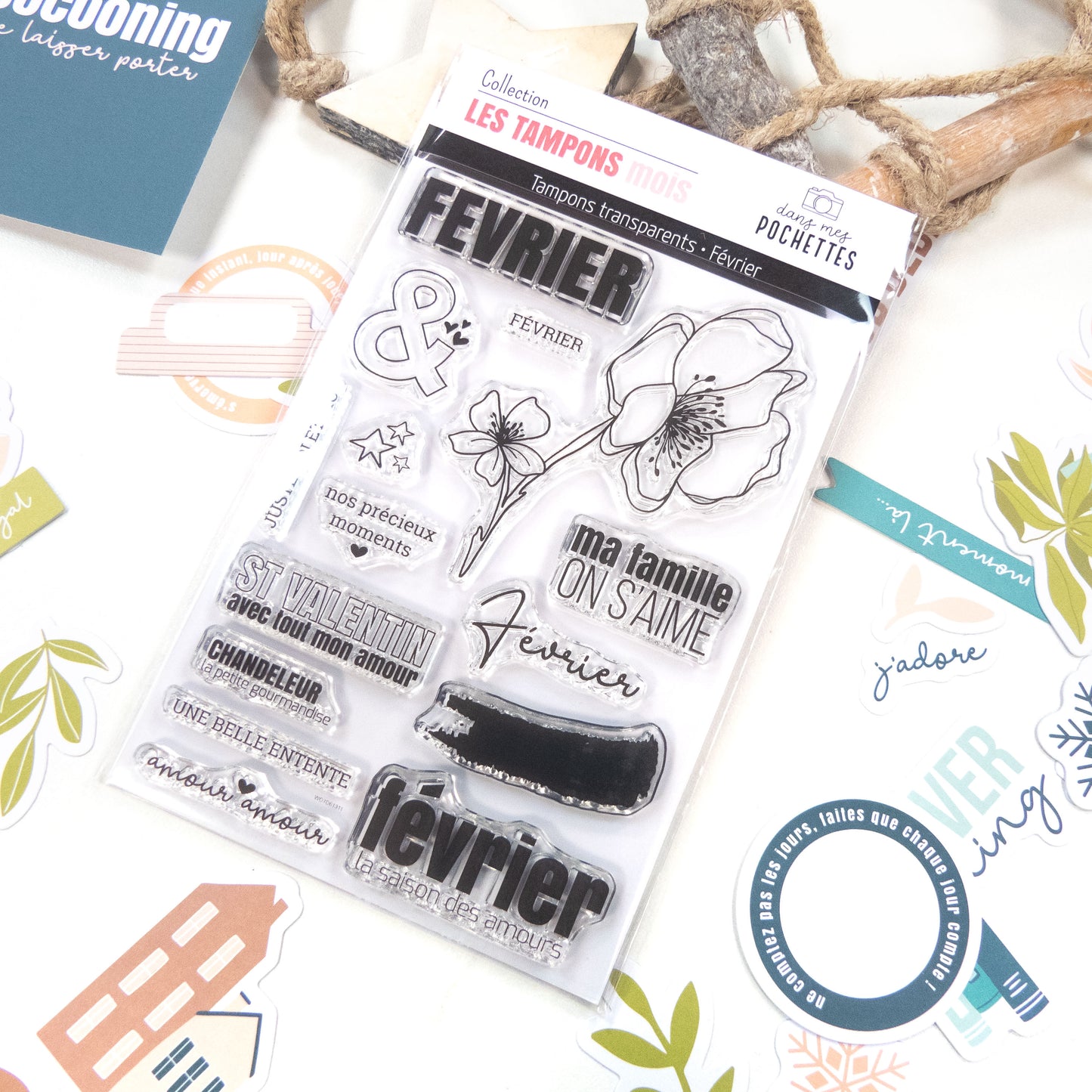 Tampons transparents- Février