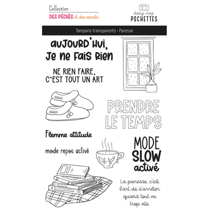 Tampons scrapbooking - Paresse