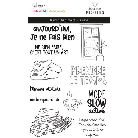 Tampons scrapbooking - Paresse