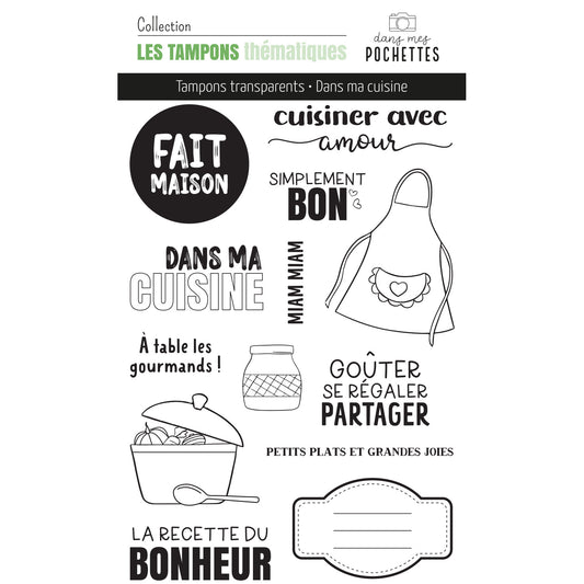 Planche de tampons clear - Dans ma cuisine