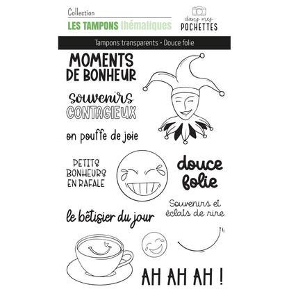 Planche de tampons clear - Douce folie