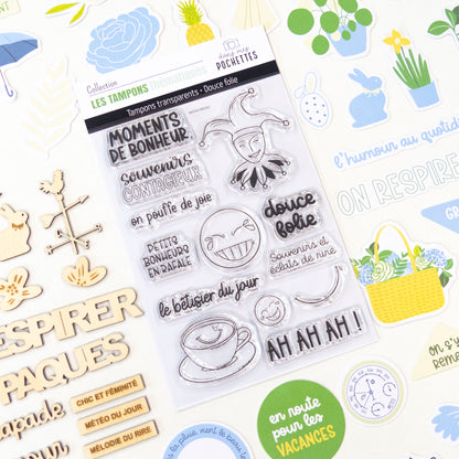 Planche de tampons clear - Douce folie