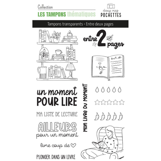 Tampons scrapbooking - Entre deux pages