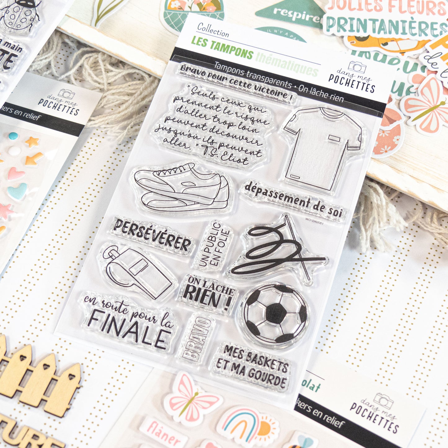 Planche de tampons clear - On lâche rien