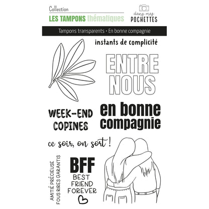 Planche de tampons clear - En bonne compagnie