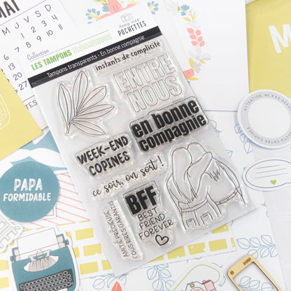 Planche de tampons clear - En bonne compagnie