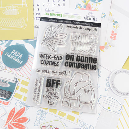 Planche de tampons clear - En bonne compagnie