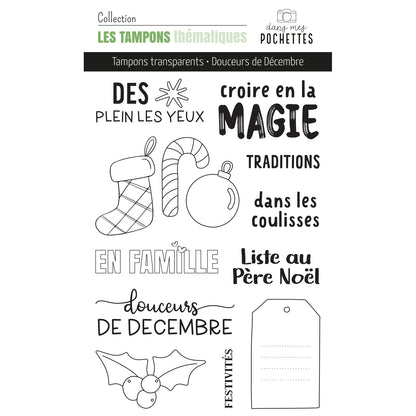 Planche de tampons clear - Douceurs de Décembre